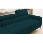 Γωνιακός καναπές Elysia-Prasino-Αριστερή