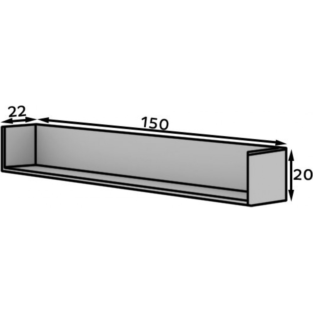 Ράφι Ravenn I 150x22x20