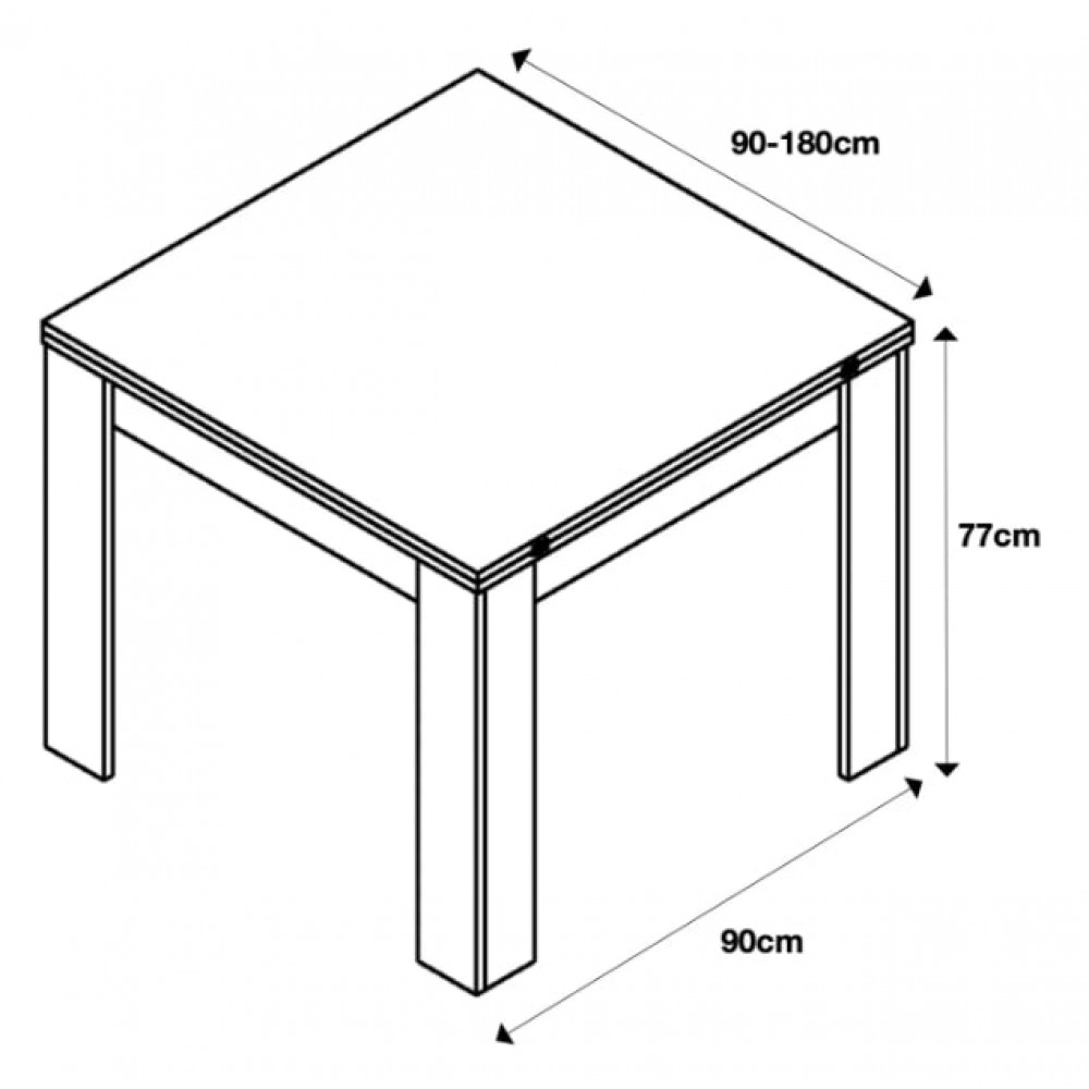 Επεκτεινόμενο τραπέζι Vira