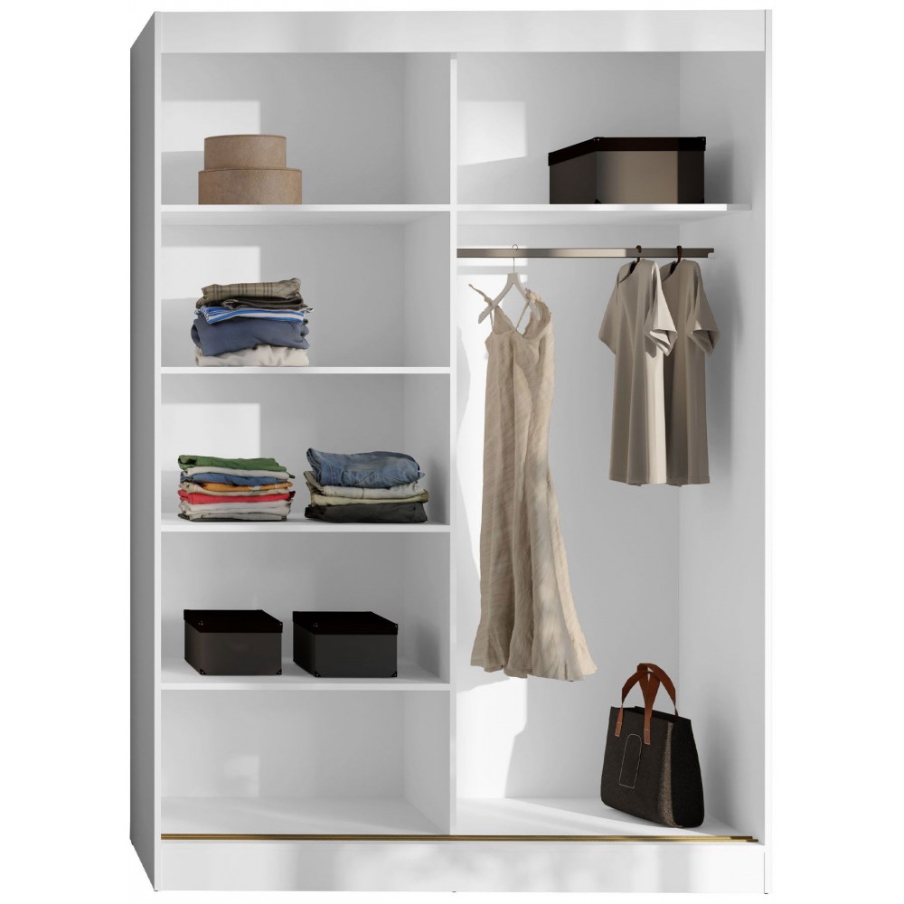 Ντουλάπα Modin συρόμενη-Leuko-Μήκος: 150 εκ.