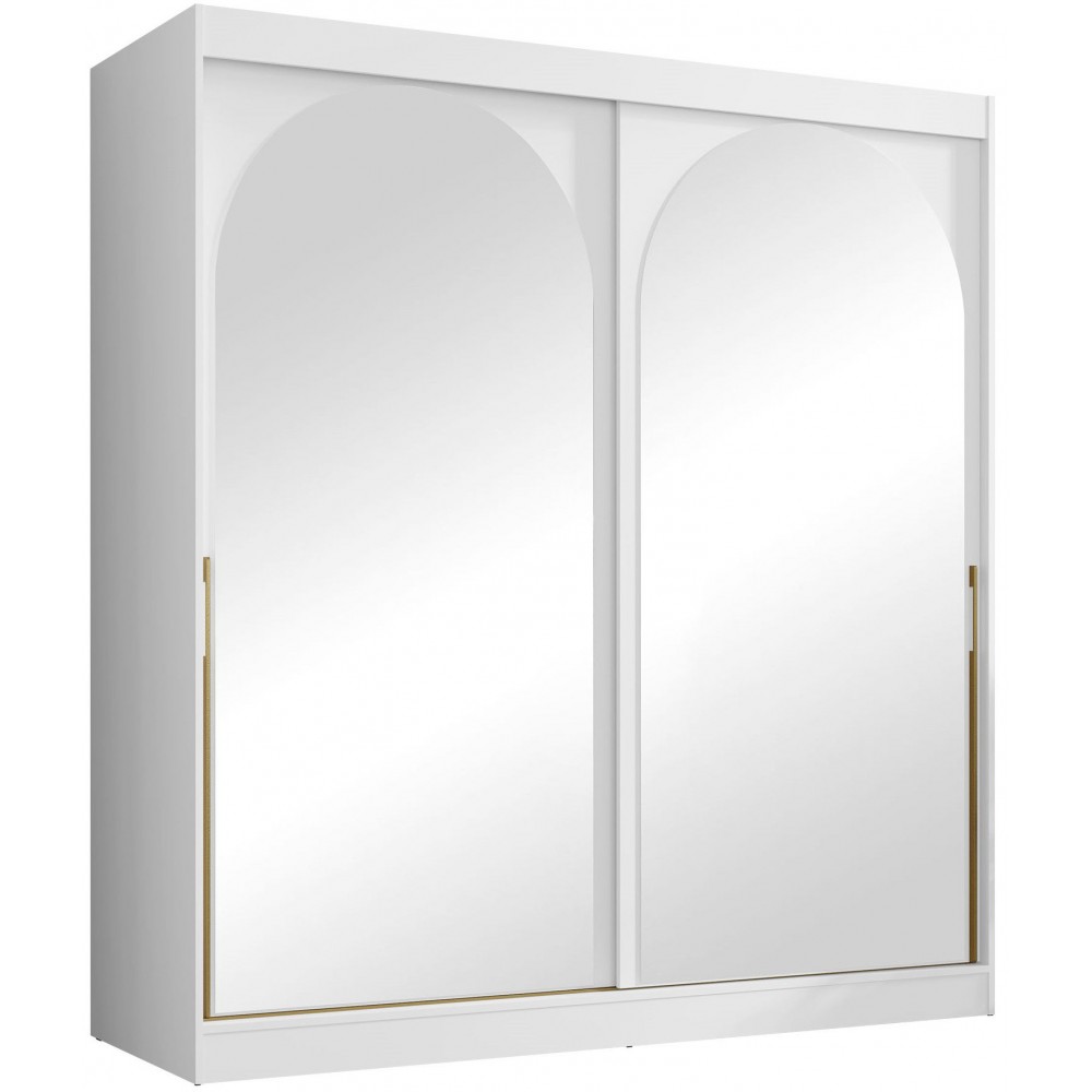 Ντουλάπα Modin συρόμενη-Leuko-Μήκος: 200 εκ.