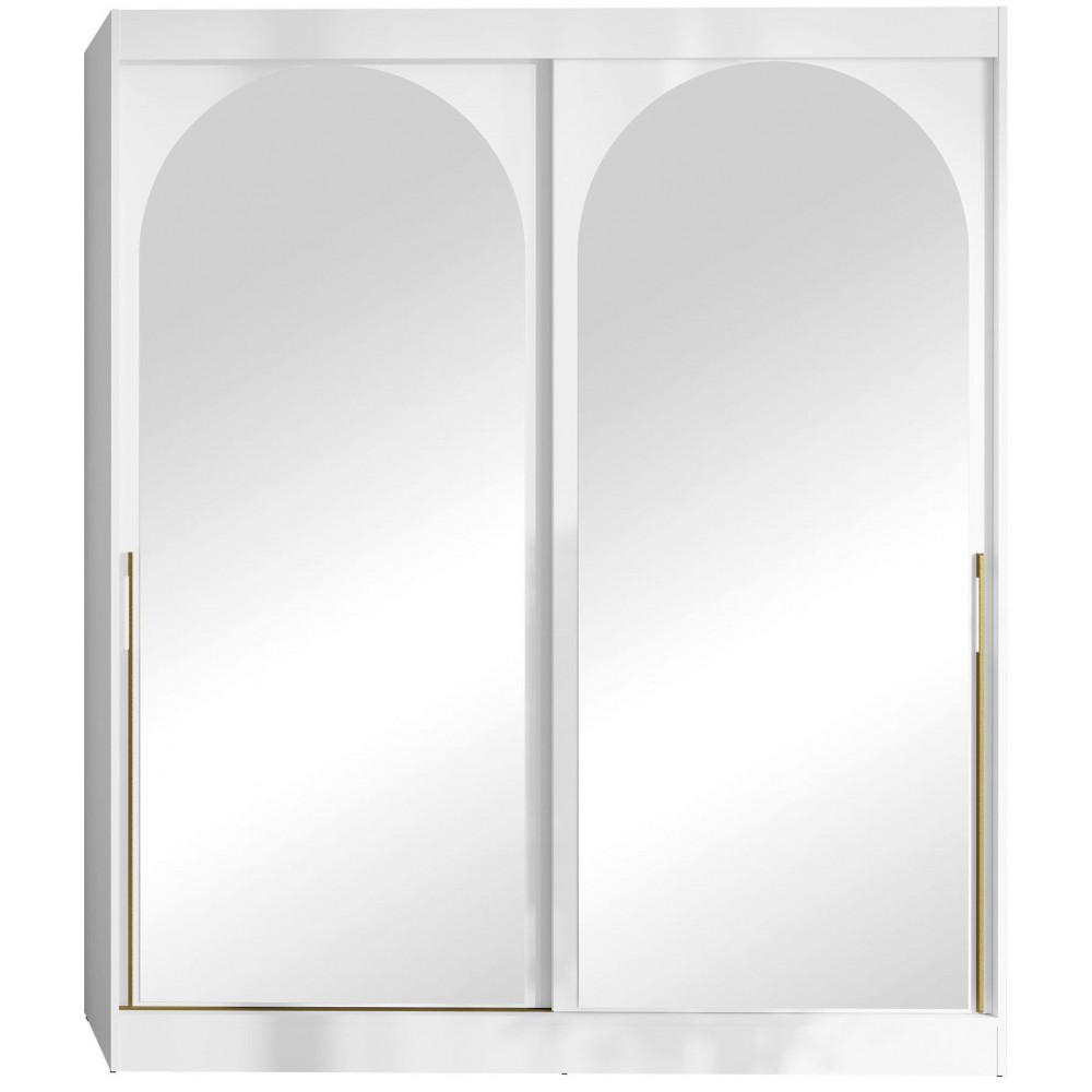 Ντουλάπα Modin συρόμενη-Leuko-Μήκος: 180 εκ.