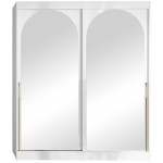 Ντουλάπα Modin συρόμενη-Leuko-Μήκος: 180 εκ.