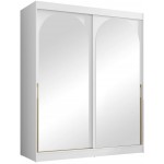 Ντουλάπα Modin συρόμενη-Leuko-Μήκος: 180 εκ.