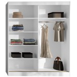 Ντουλάπα Modin συρόμενη-Leuko-Μήκος: 180 εκ.