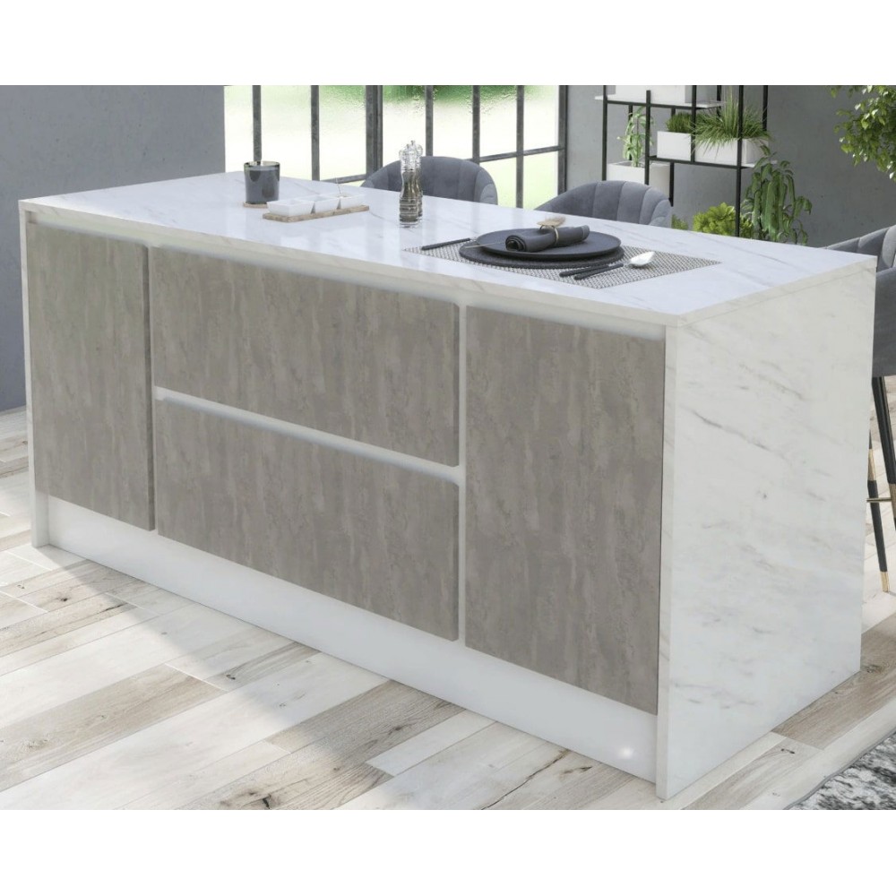 Επιδαπέδιο ντουλάπι νησίδας Lavinia