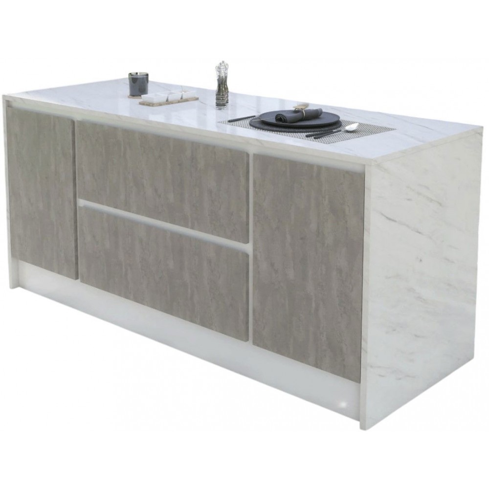 Επιδαπέδιο ντουλάπι νησίδας Lavinia