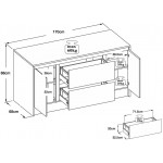Επιδαπέδιο ντουλάπι νησίδας Lavinia