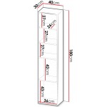 Κρεμαστή στήλη Capital I 40x30x180