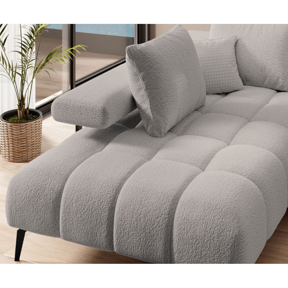 Γωνιακός καναπές Magnito-Ekrou-Δεξιά