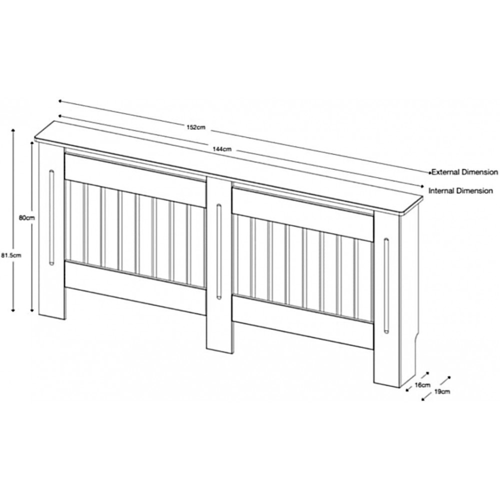 Κάλυμμα καλοριφέρ Kalina-Μήκος: 152 εκ.