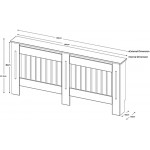 Κάλυμμα καλοριφέρ Kalina-Μήκος: 152 εκ.