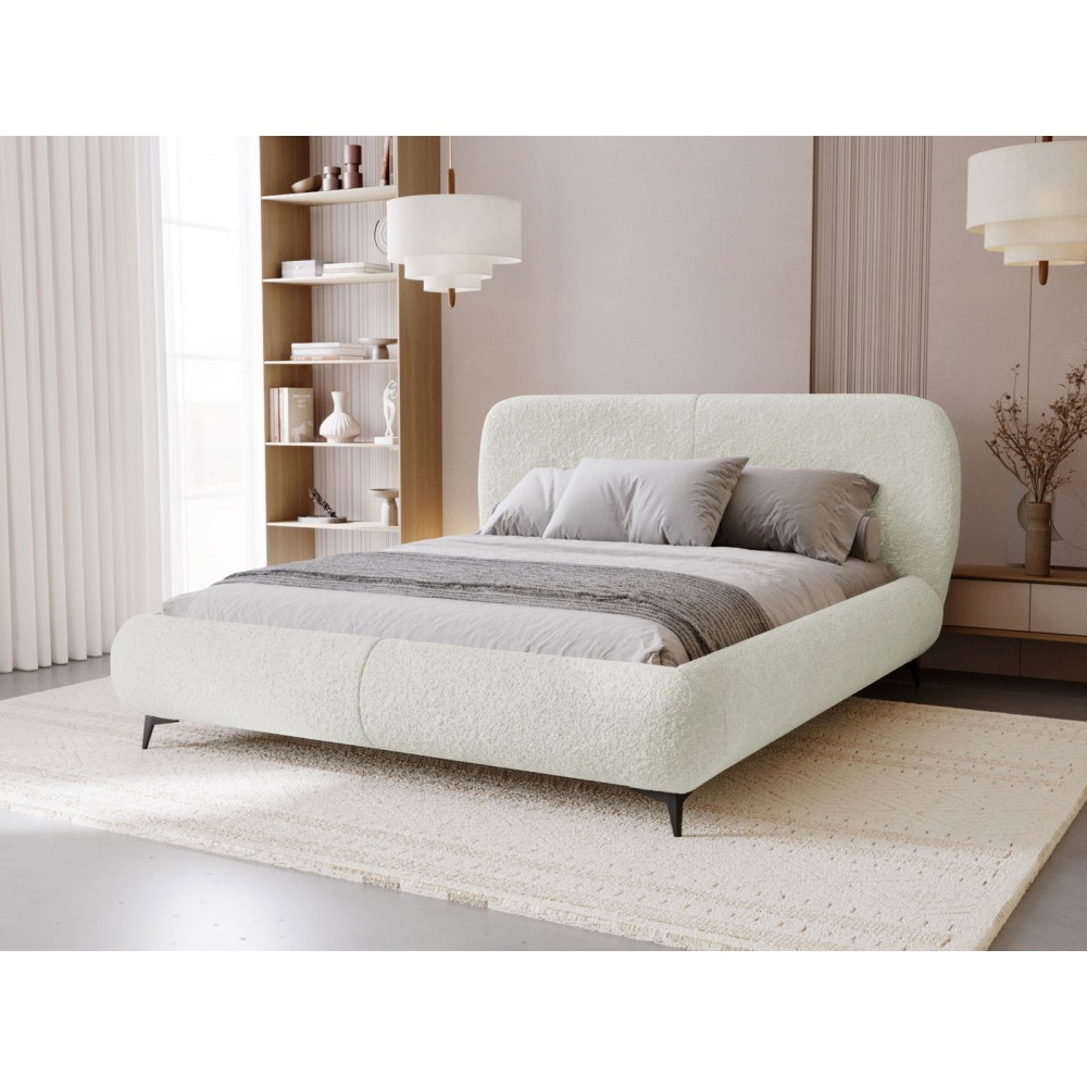 Επενδυμένο κρεβάτι Moe-Leuko-200 x 200