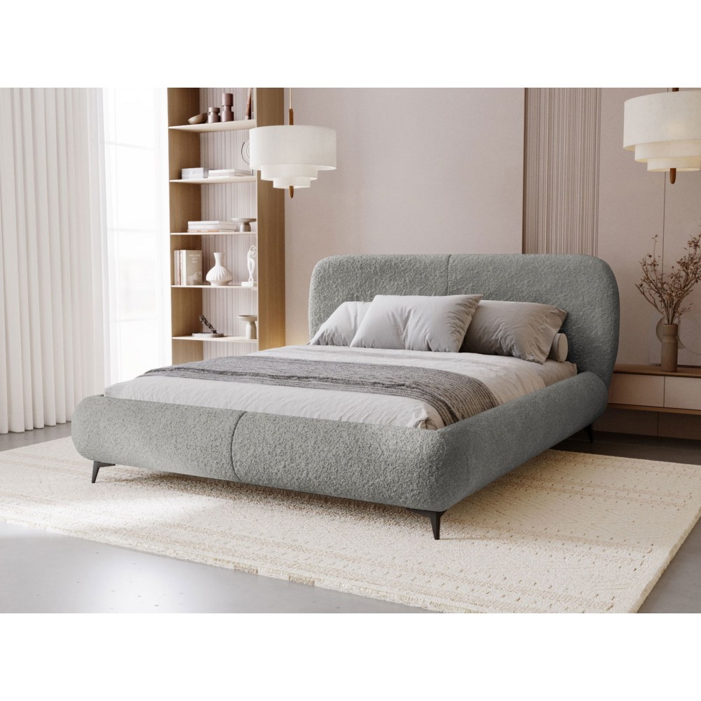 Επενδυμένο κρεβάτι Moe-Gkri-180 x 200