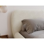 Επενδυμένο κρεβάτι Moe-Anthraki-140 x 200