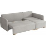 Γωνιακός καναπές Como-Portokali