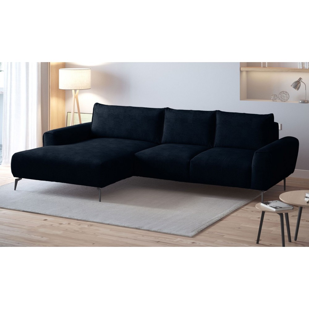 Γωνιακός καναπές Sanur-Mple Skouro-Αριστερή