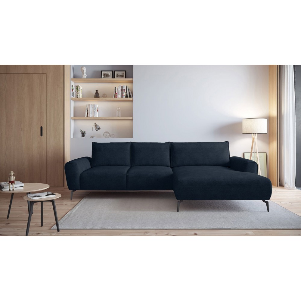 Γωνιακός καναπές Sanur-Mple Skouro-Αριστερή