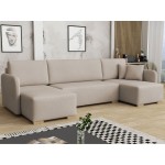 Γωνιακός καναπές Como U-Beige