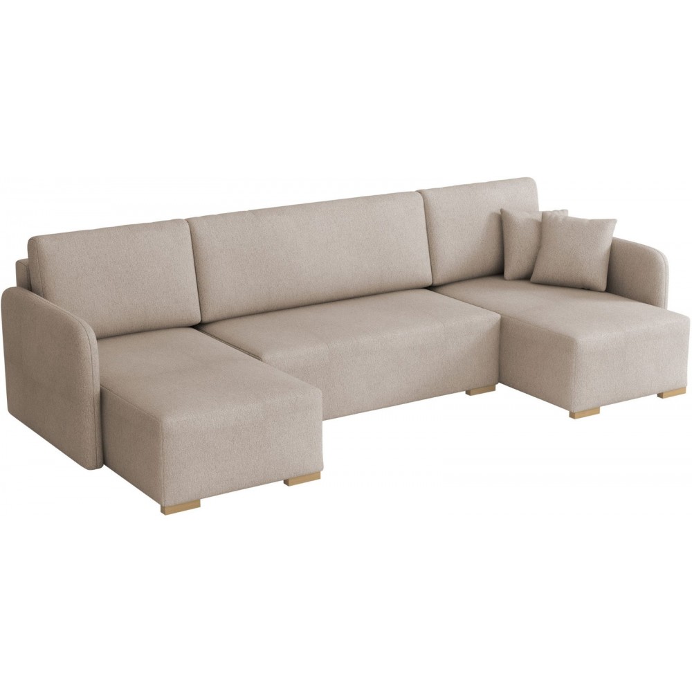 Γωνιακός καναπές Como U-Beige