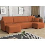 Γωνιακός καναπές Como U-Portokali