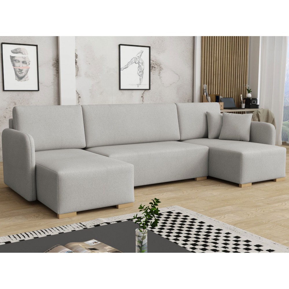 Γωνιακός καναπές Como U-Gkri Anoixto