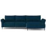 Γωνιακός καναπές Josephine -Petrol-Δεξιά