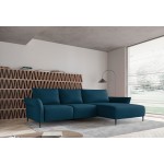 Γωνιακός καναπές Josephine -Petrol-Δεξιά
