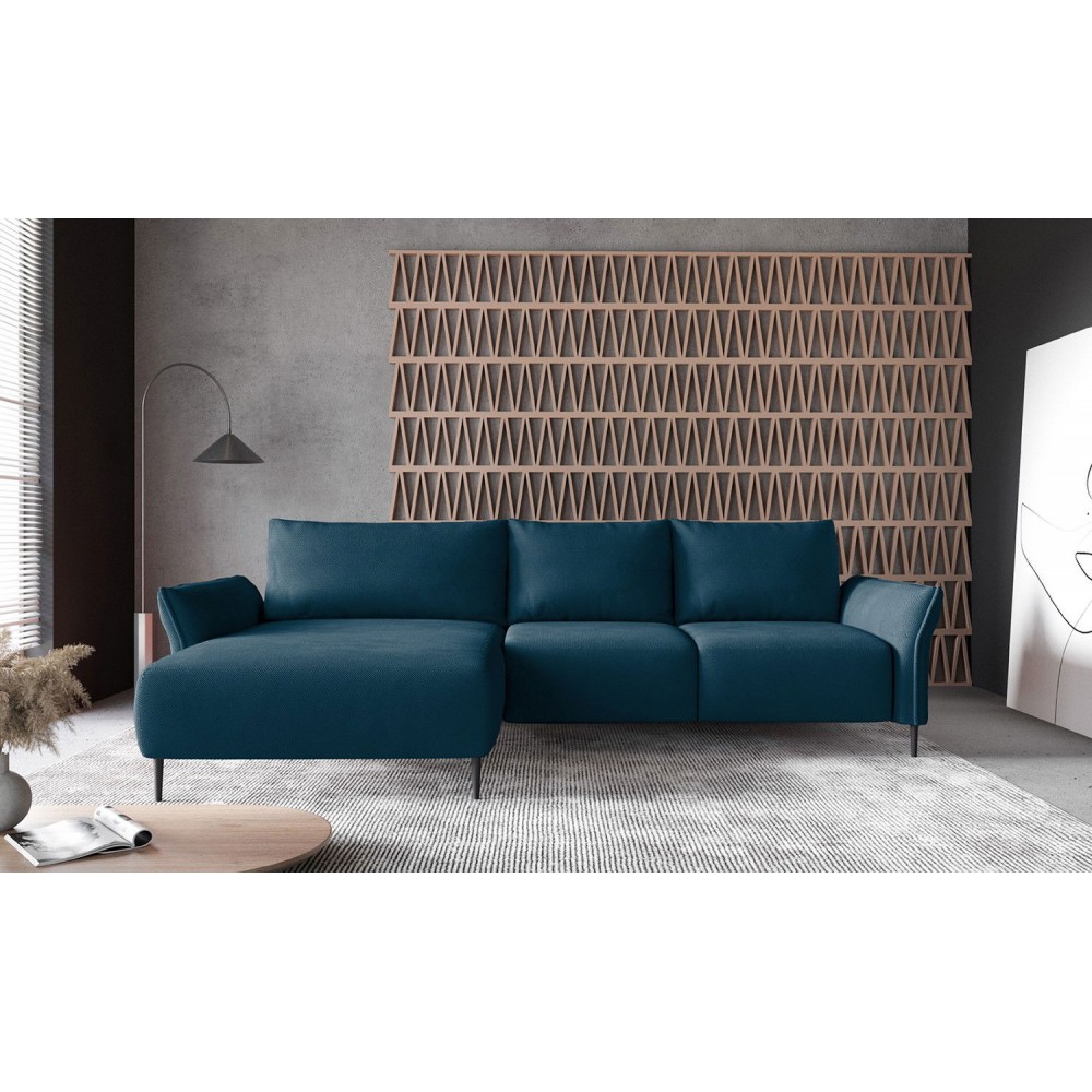 Γωνιακός καναπές Josephine -Petrol-Αριστερή