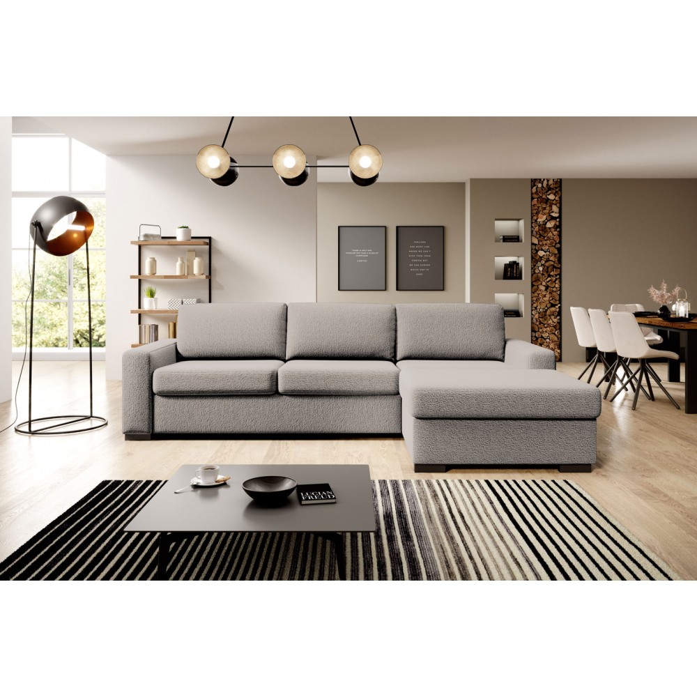 Γωνιακός καναπές Orchid-Ekrou-Δεξιά