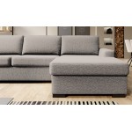 Γωνιακός καναπές Orchid-Ekrou-Δεξιά