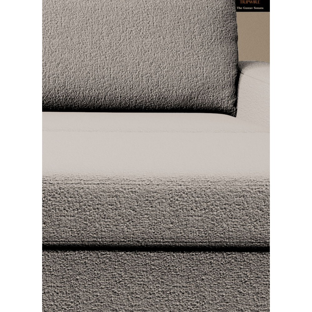 Γωνιακός καναπές Orchid-Ekrou-Αριστερή