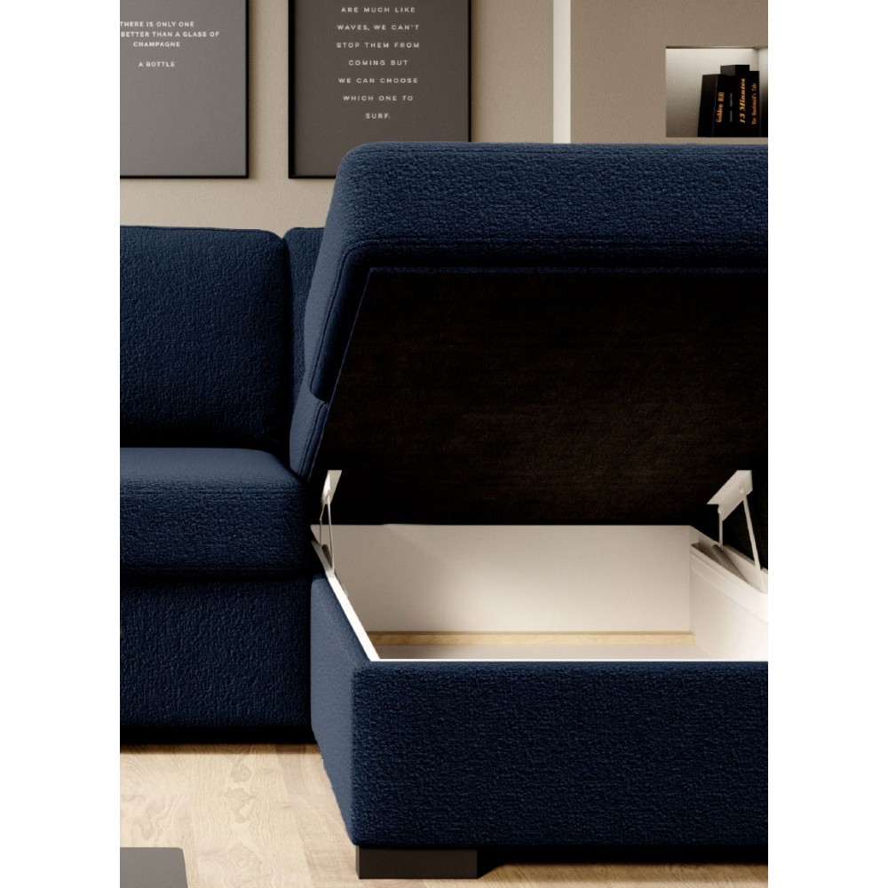 Γωνιακός καναπές Orchid-Mple Skouro-Δεξιά