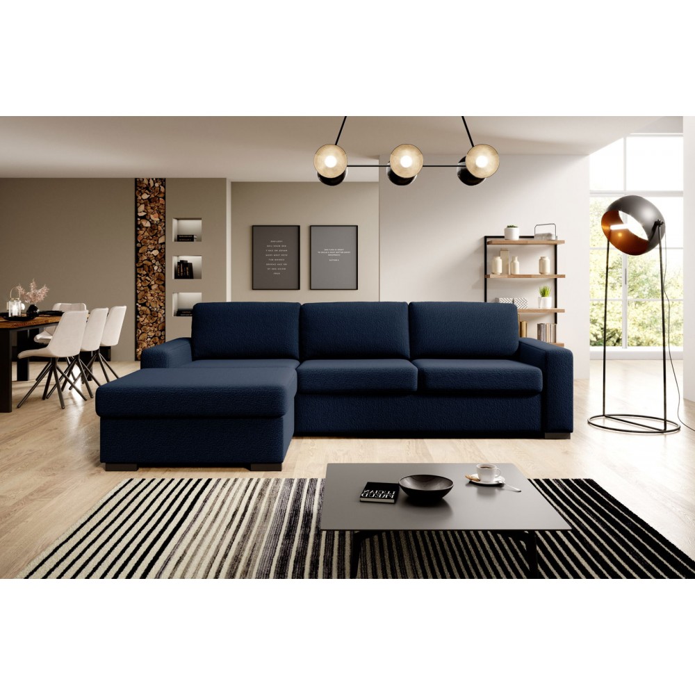 Γωνιακός καναπές Orchid-Mple Skouro-Αριστερή