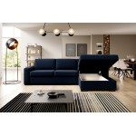 Γωνιακός καναπές Orchid-Mple Skouro-Αριστερή