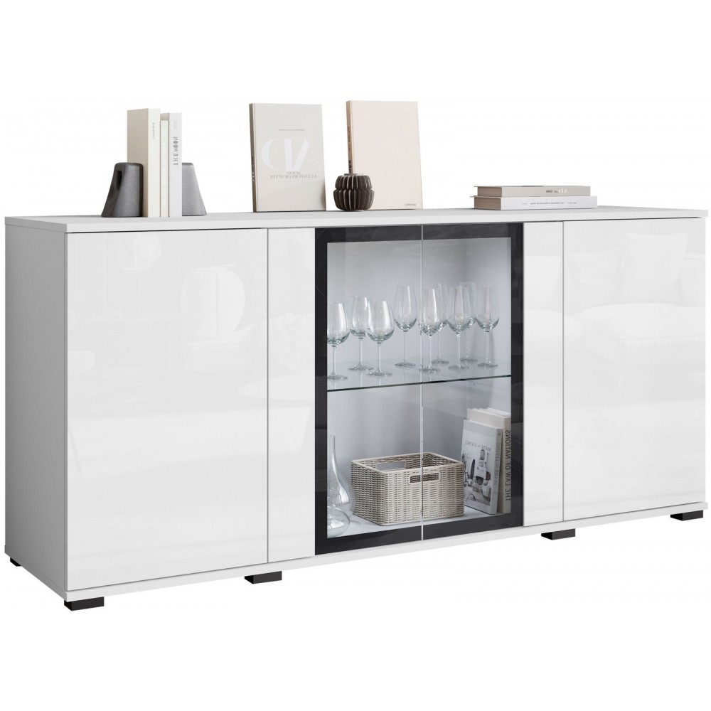 Μπουφές Caro SB 4D-Leuko-Leuko gualistero 150x40x70