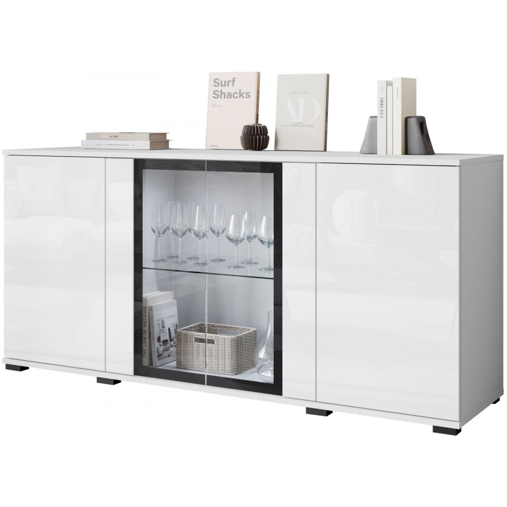 Μπουφές Caro SB 4D-Leuko-Leuko gualistero 150x40x70