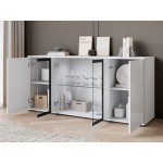 Μπουφές Caro SB 4D-Leuko-Leuko gualistero 150x40x70