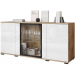 Μπουφές Caro SB 4D-Fusiko-Leuko gualistero 150x40x70