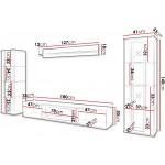 Σύνθετο σαλονιού Caro-Fusiko-Leuko gualistero