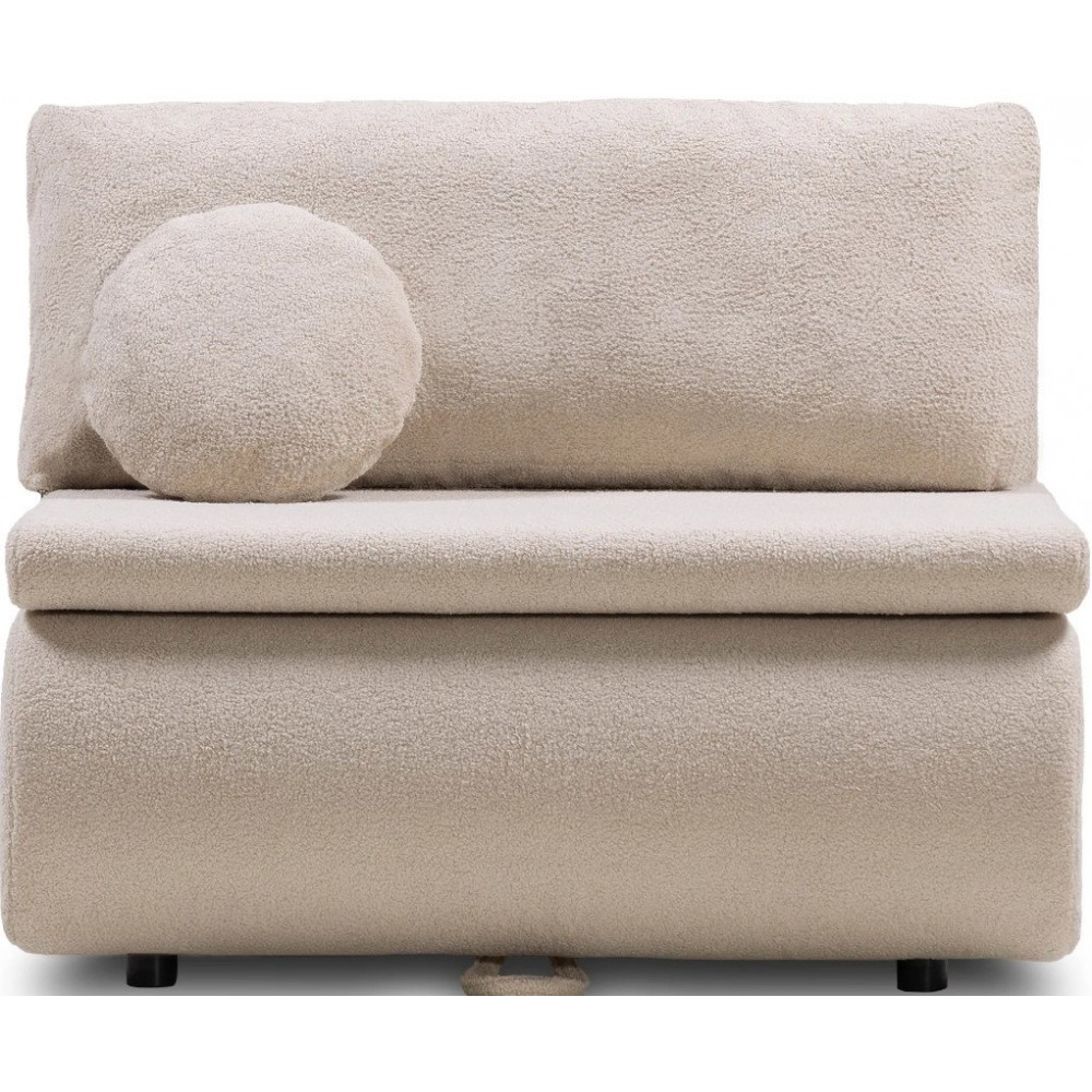 Πολυθρόνα - Κρεβάτι Boucle-Beige 101x83x87