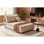 Πολυθρόνα - Κρεβάτι Boucle-Beige 101x83x87