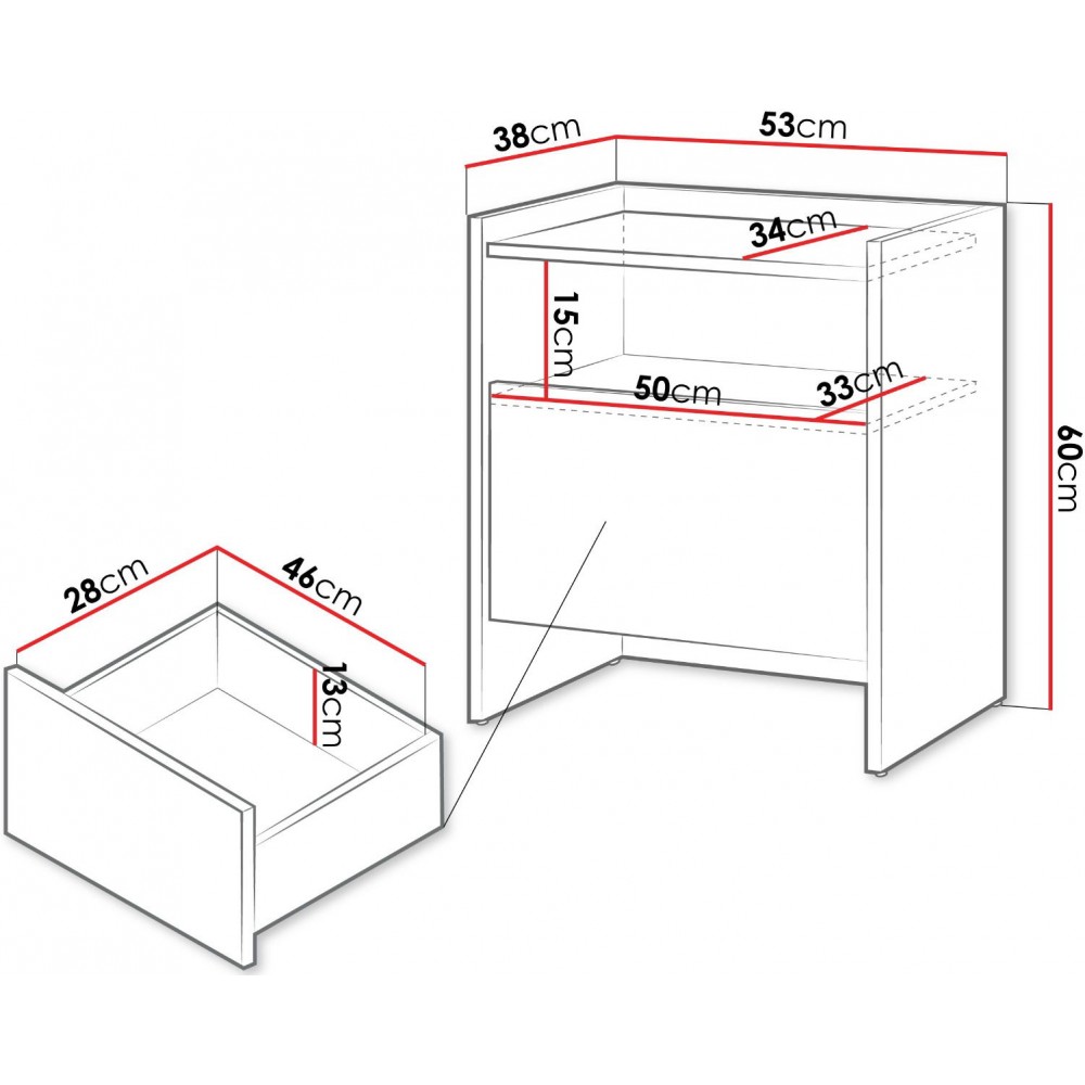 Κομοδίνο Japandi-Kafe