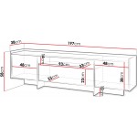 Έπιπλο τηλεόρασης Japandi-Kafe