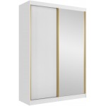 Ντουλάπα Tireno 2D συρόμενη - Λευκή