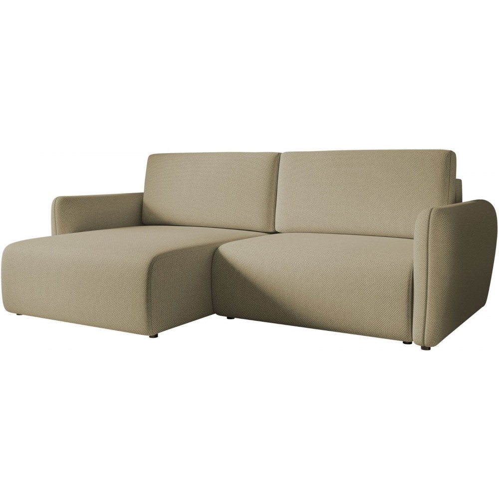 Γωνιακός καναπές Goya Slim-Mpez Skouro