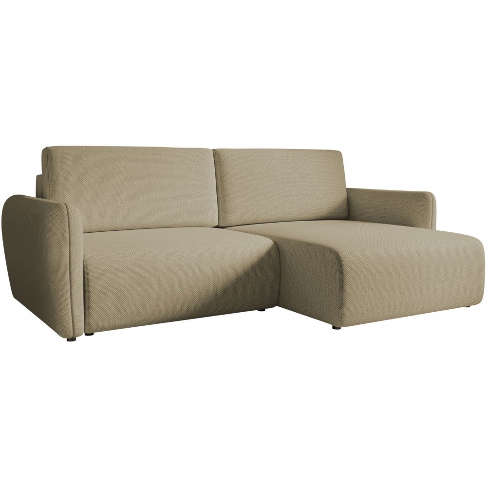 Γωνιακός καναπές Goya Slim-Mpez Skouro