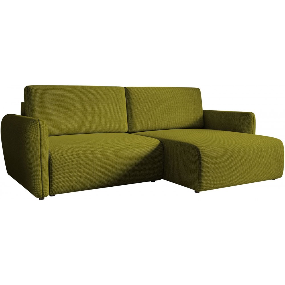 Γωνιακός καναπές Goya Slim-Prasino