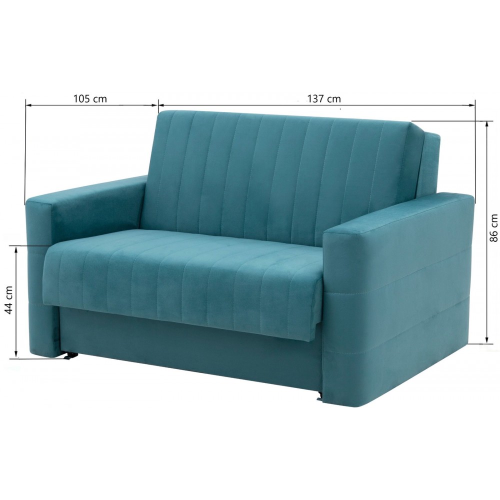 Καναπές - κρεβάτι Chaise-Gkri 137x105x86
