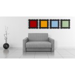 Καναπές - κρεβάτι Chaise-Cement 137x105x86